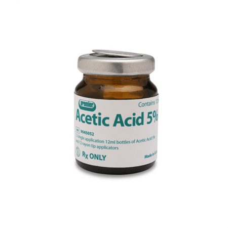 بطری اسید استیک