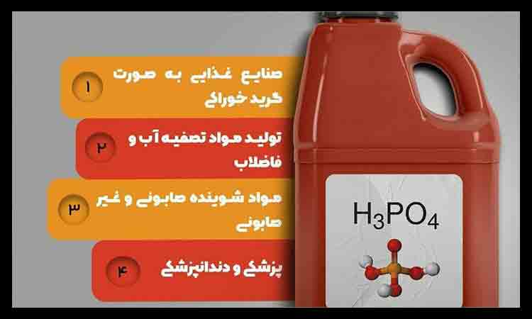 کاربرد اسید فسفریک صنعتی چیست؟